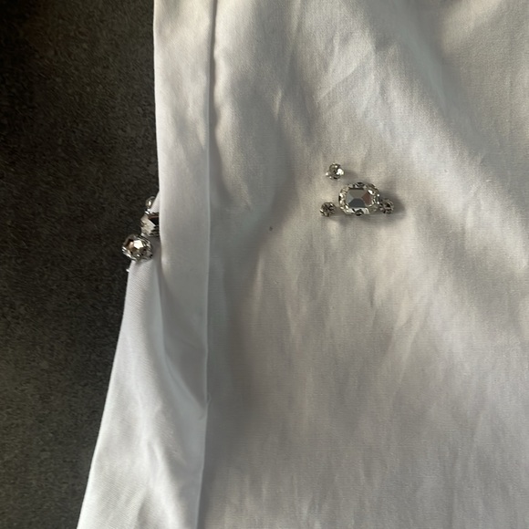 Zara Jeweled Buttondown Shirt - Picture 6 of 10